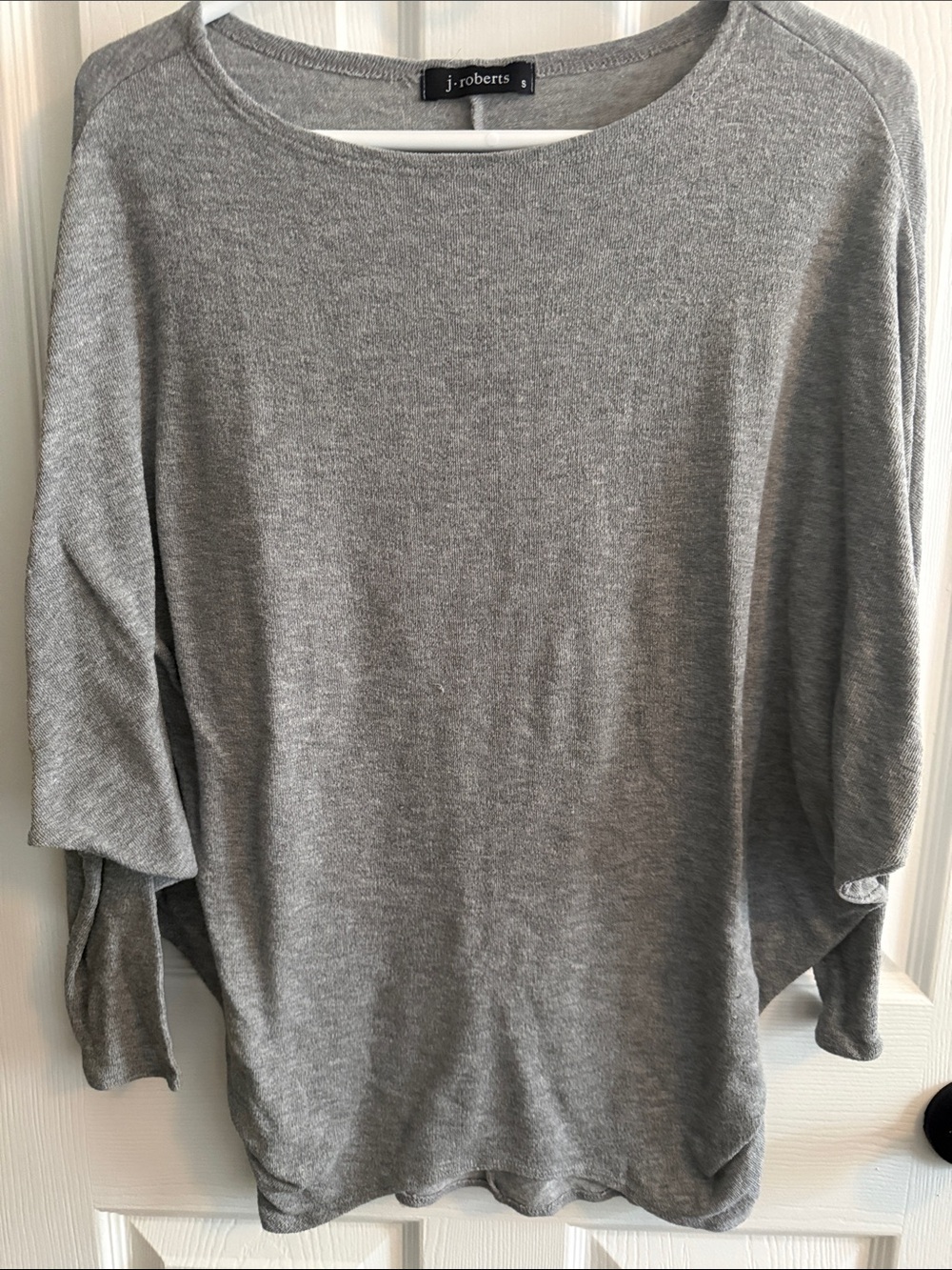 J. Roberts Heather Gray Knit Top - Size S